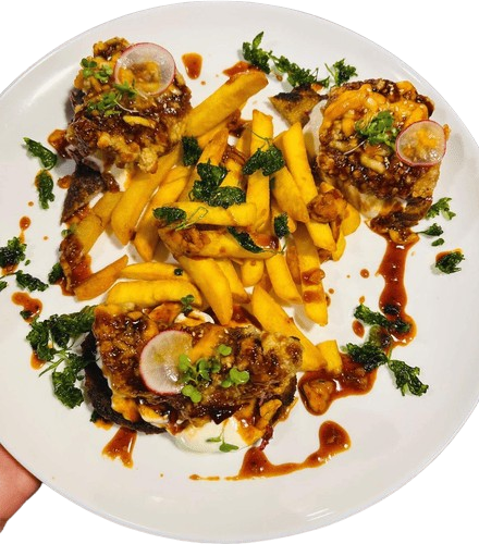 Scottish Korean Fried Chicken Toastie 